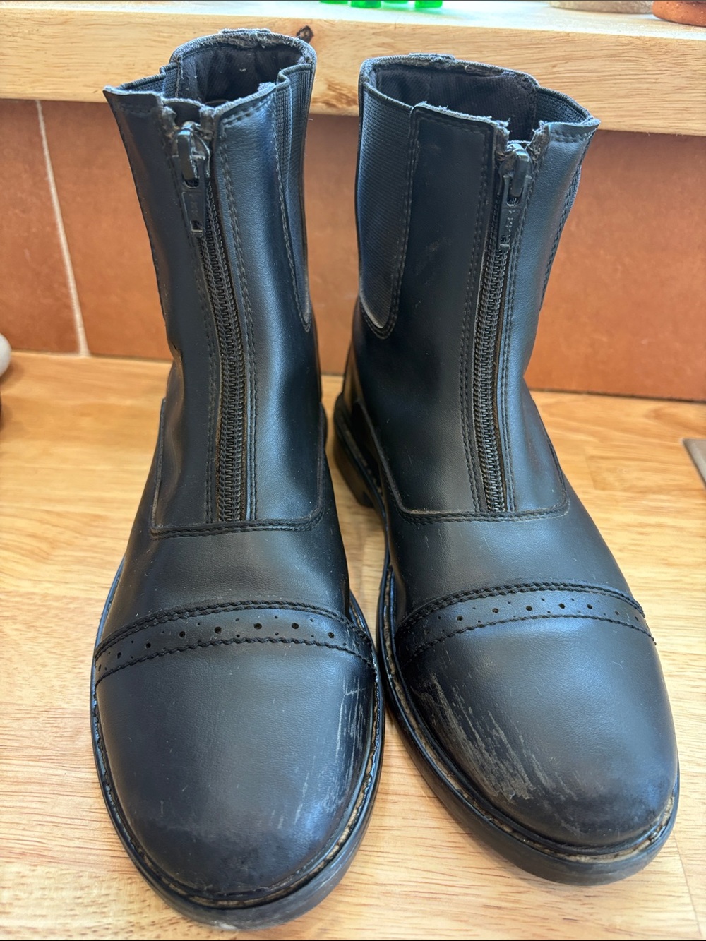 Girl’s Tuffrider Paddock Zip Front Boots
